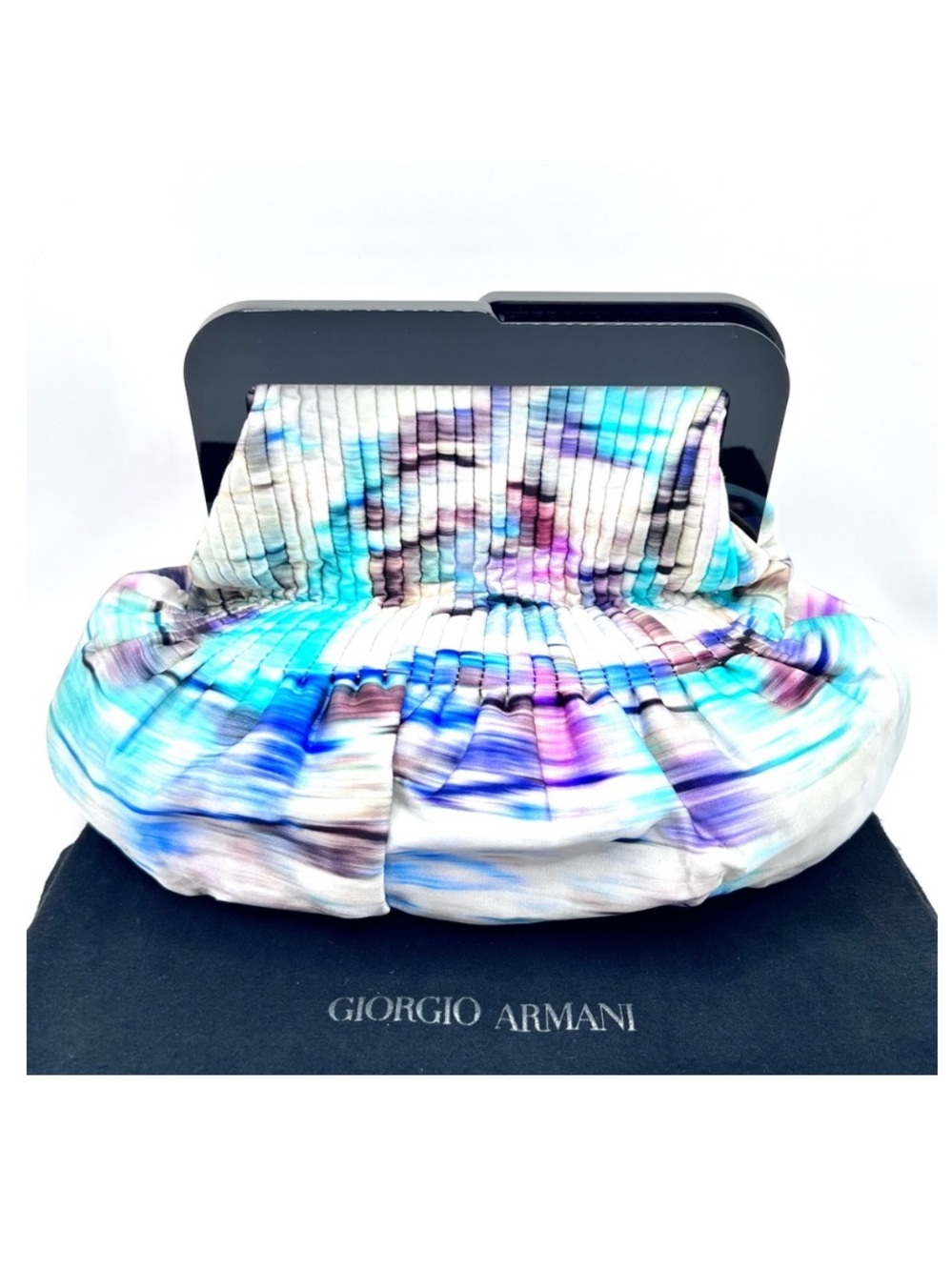Beautiful Multicolor Giorgio Armani Clutch New with Tags